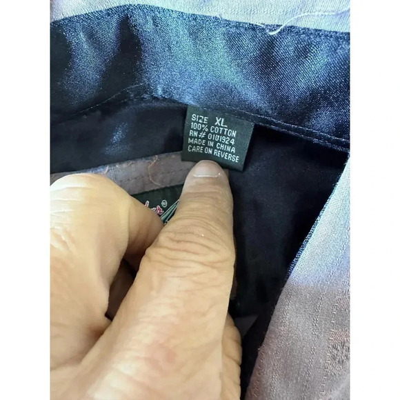 Fender By Rock & Roll Women's Cotton Long Sleeves Button Shirt Size Extra Large - Picture 5 of 6